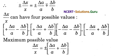 Absolute Error, Relative Error, Percentage Error and Combination of ...