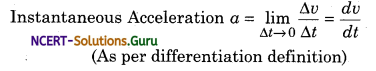 Acceleration Physics Notes 1