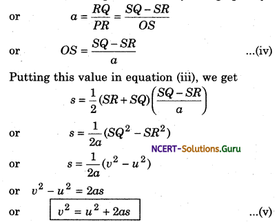 Equations of Motion for Uniform Accelerated Motion Physics Notes 2