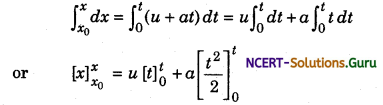 Equations of Motion for Uniform Accelerated Motion Physics Notes 4