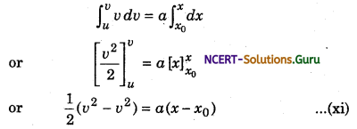Equations of Motion for Uniform Accelerated Motion Physics Notes 6