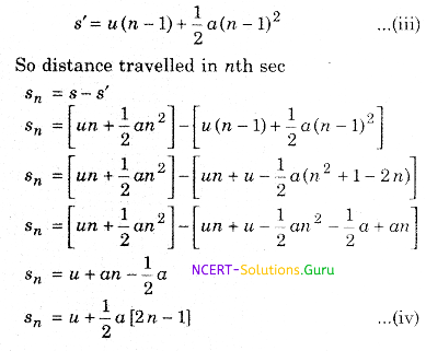 Equations of Motion for Uniform Accelerated Motion Physics Notes 7