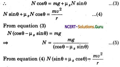 Motion of Vehicle on a Plane and a Banked Circular Path Physics Notes 7