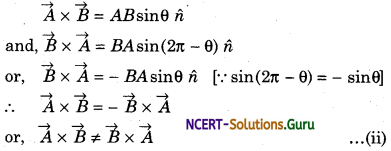 Properties of Cross Product Physics Notes 1