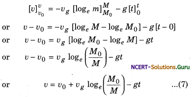 Systems With Variable Mass Physics Notes 10